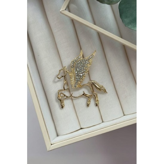 altin-kaplama-kristal-tasli-pegasus-kanatli-at-bros-modeli